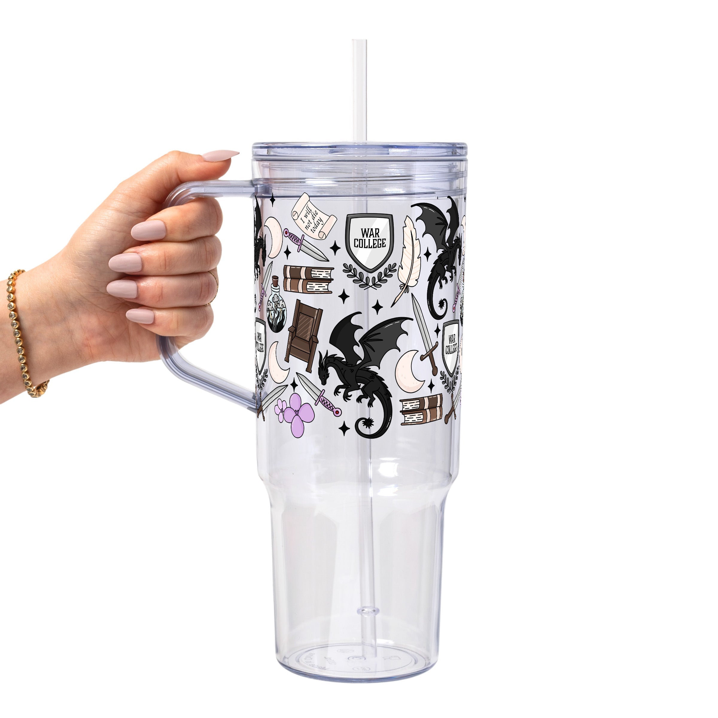 War College Glass Cup
