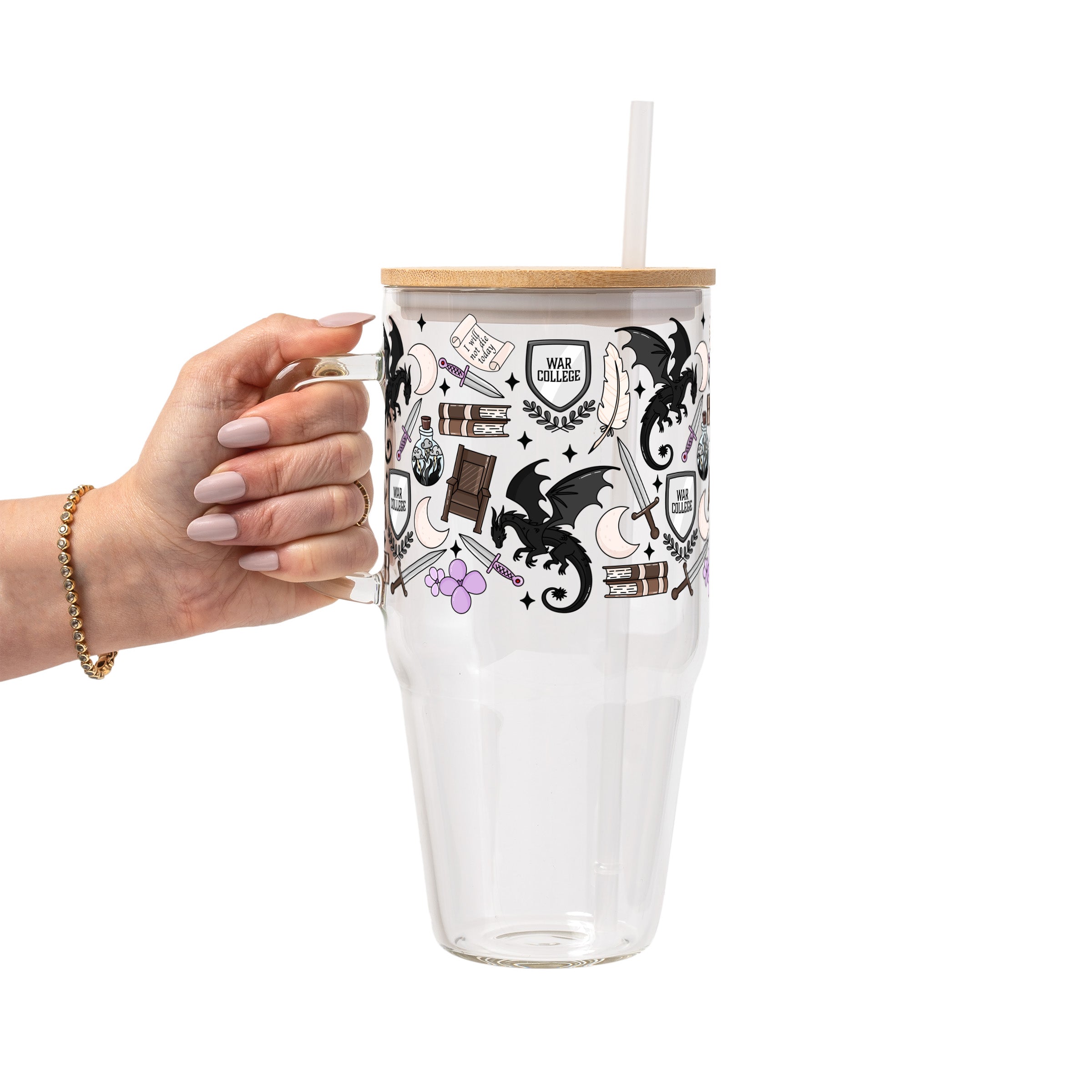 War College Glass Cup