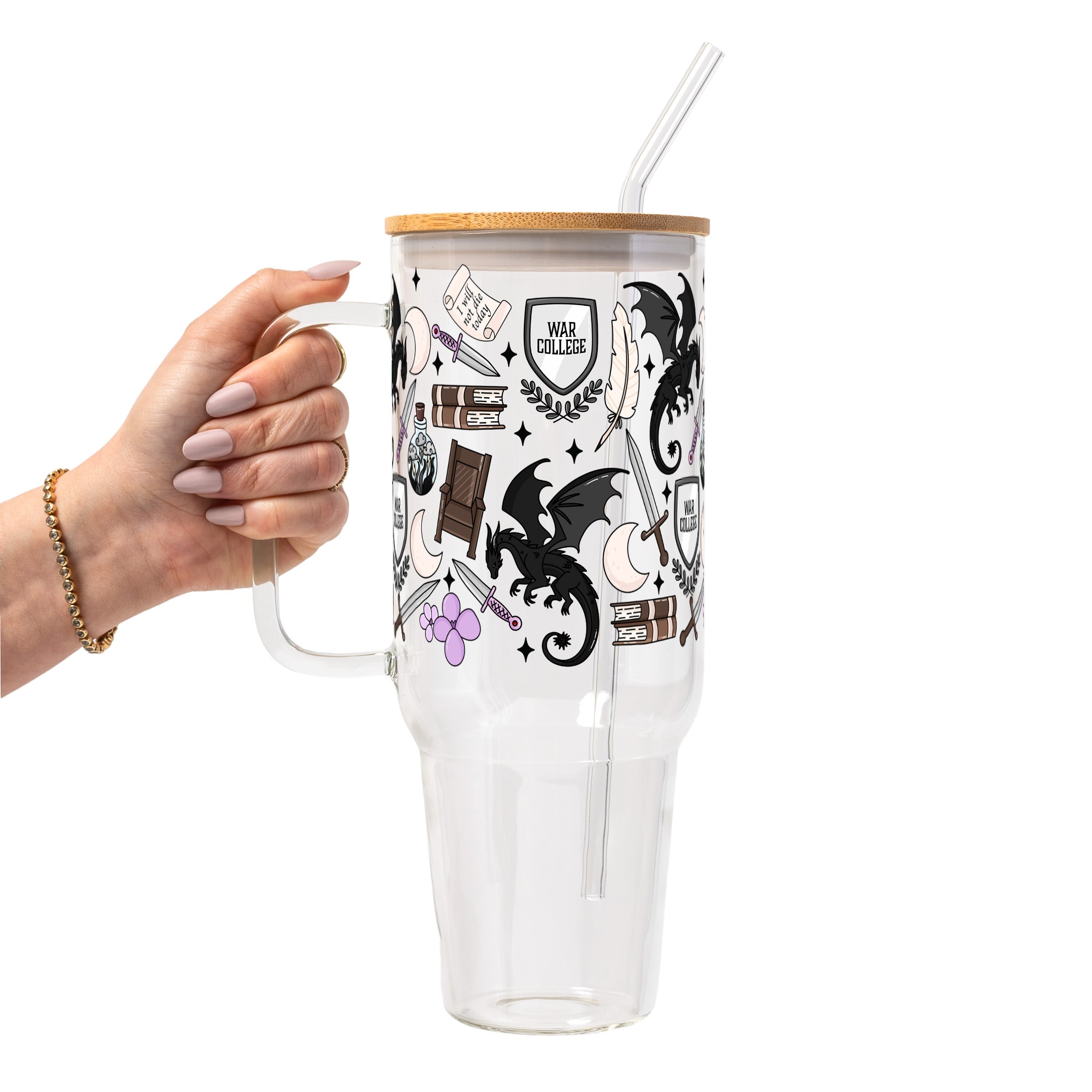 War College Glass Cup