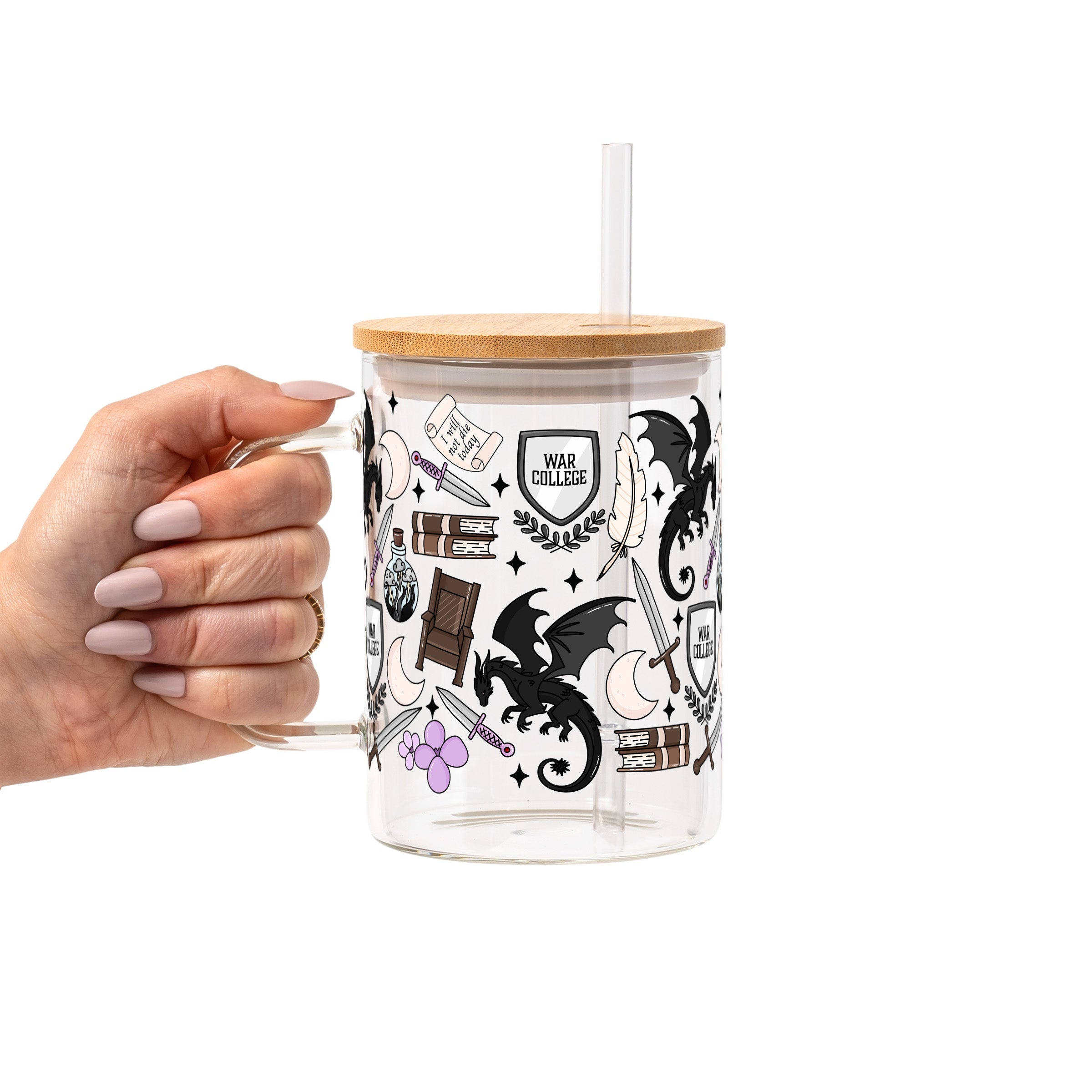 War College Glass Cup